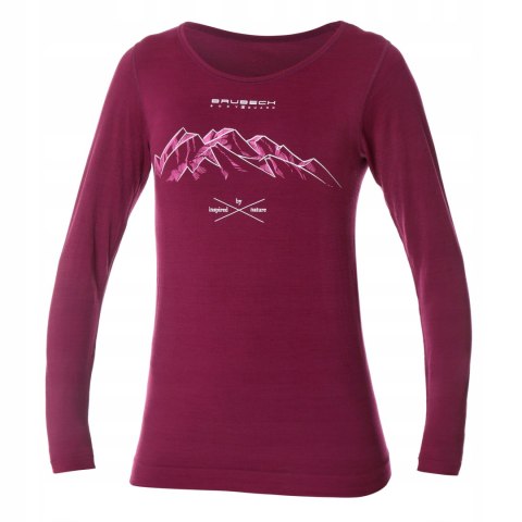 Koszulka damska OUTDOOR WOOL PRO Brubeck rozm. XL Koszulka damska OUTDOOR WOOL PRO Brubeck rozm. XL